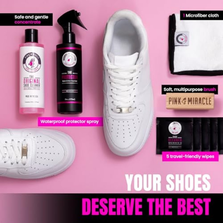 Pink Miracle Shoe Care Kit - I - Sneaker Care Clean review and price