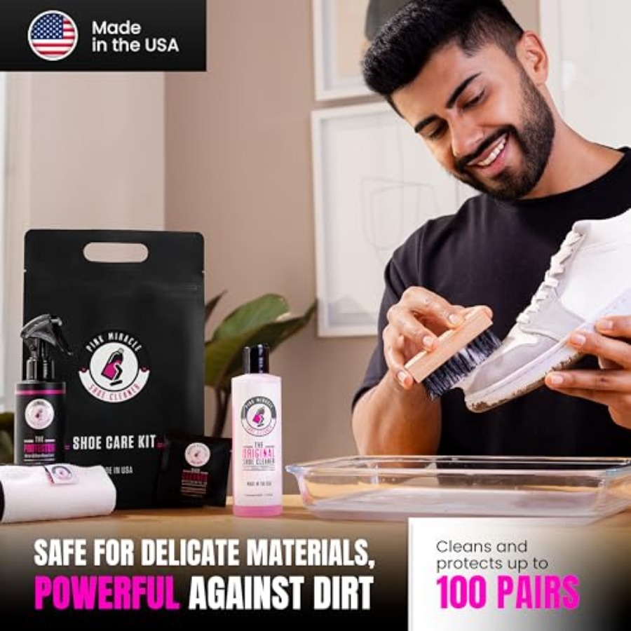 Pink Miracle Shoe Care Kit - I - Sneaker Care Clean review and price