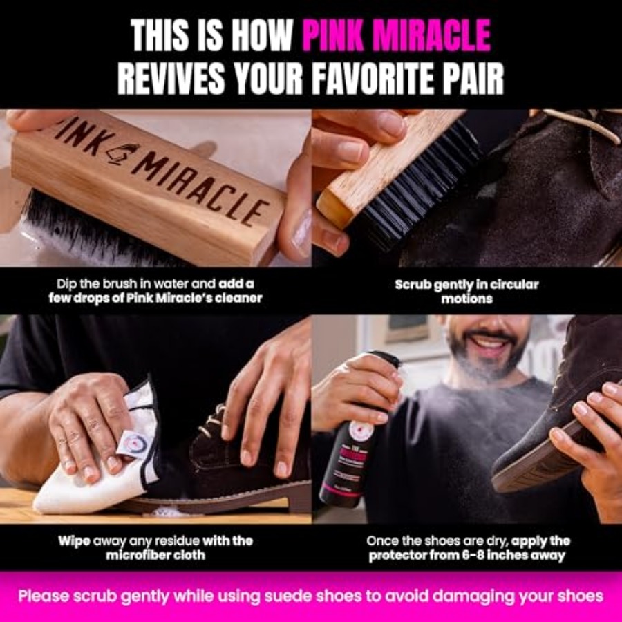 Pink Miracle Shoe Care Kit - I - Sneaker Care Clean review and price