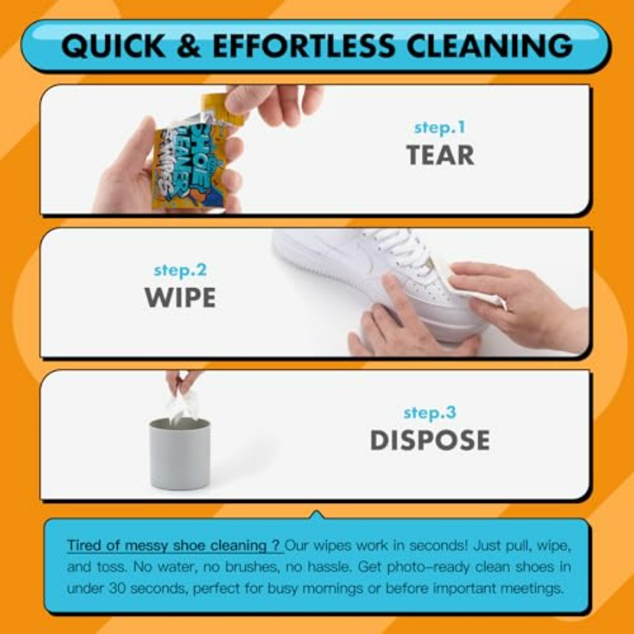 Shoe Cleaner Wipes, Shoe Clean - Sneaker Care Clean review and price