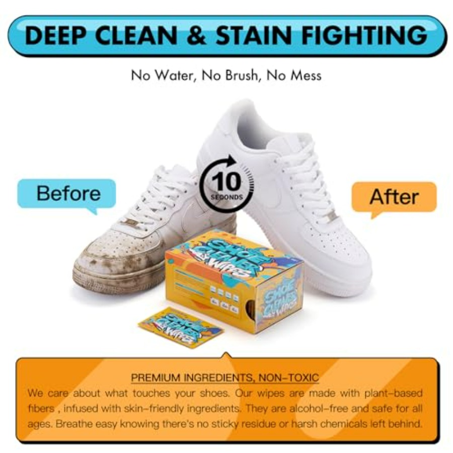 Shoe Cleaner Wipes, Shoe Clean - Sneaker Care Clean review and price