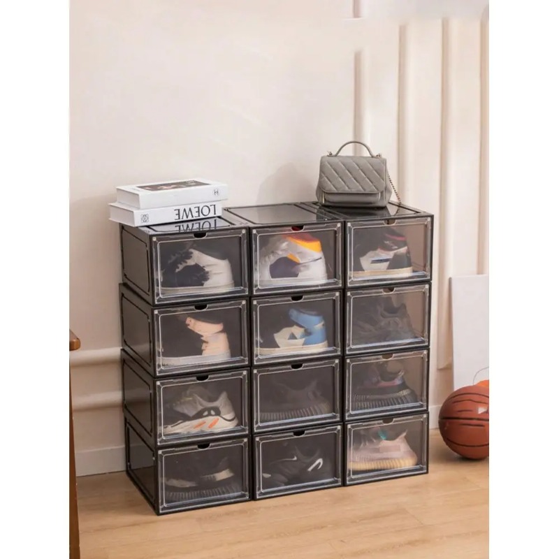 Pack Shoe Boxes Clear Plastic  - Shoe Box Display review and price