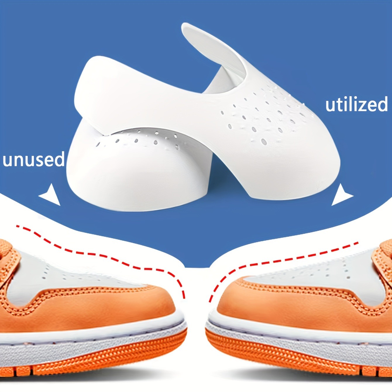 4 PCS Anti-Wrinkle Shoe Shield - Sneaker Care Crease Protector review and price