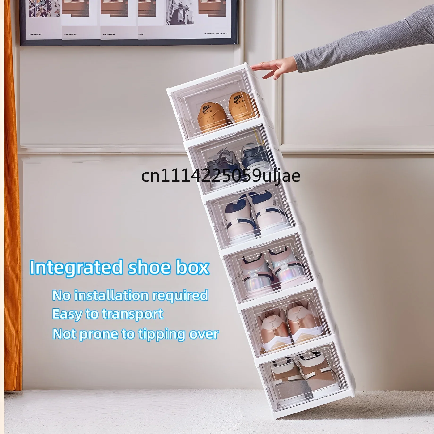 6 Layers Shoes Box Foldable Tr - Shoe Box Display review and price
