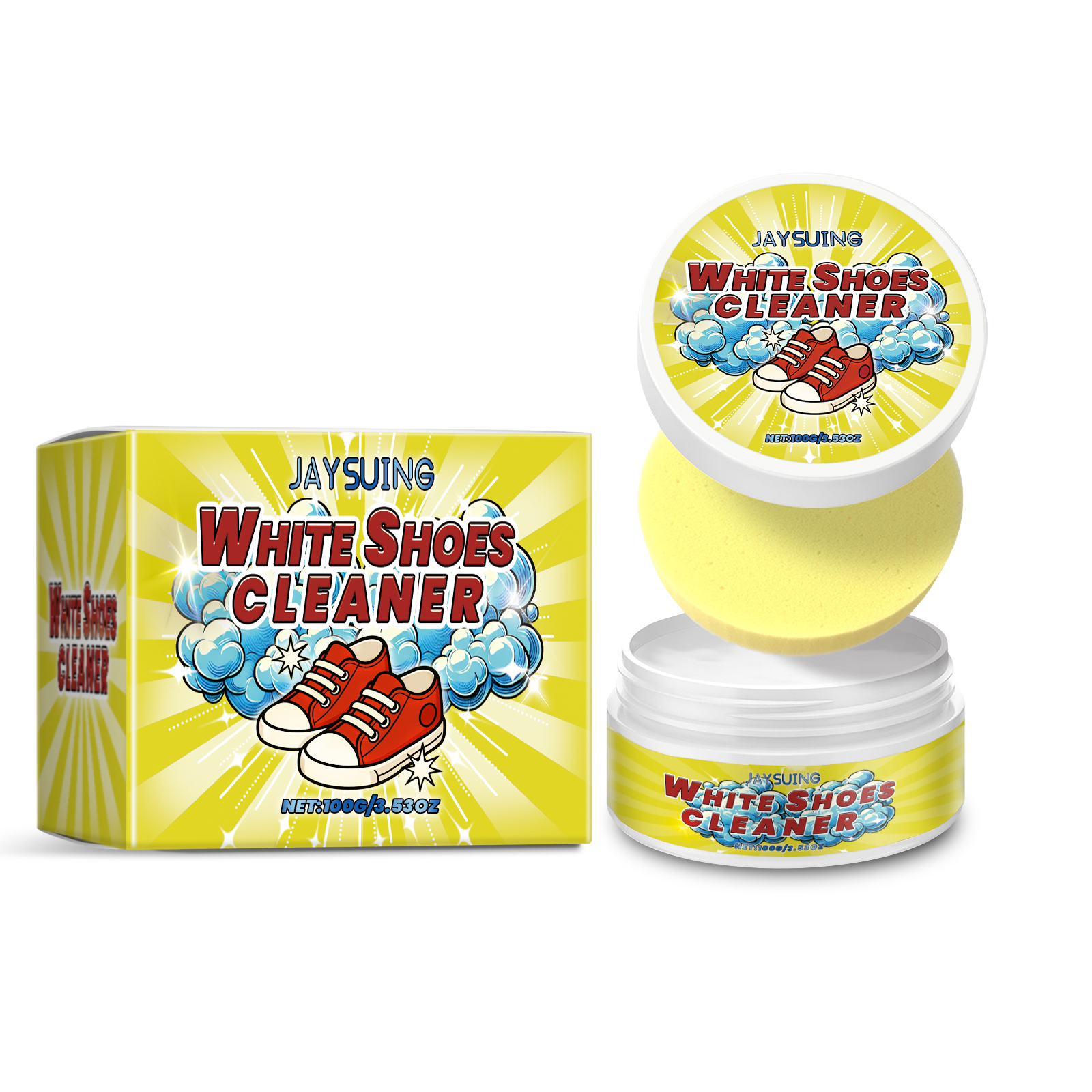 White Shoes Cleaning Cream Sta - Sneaker Care Clean review and price