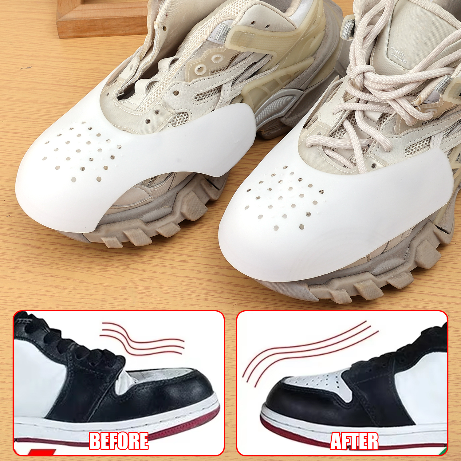 Breathable Protector Shoe Head - Sneaker Care Crease Protector review and price