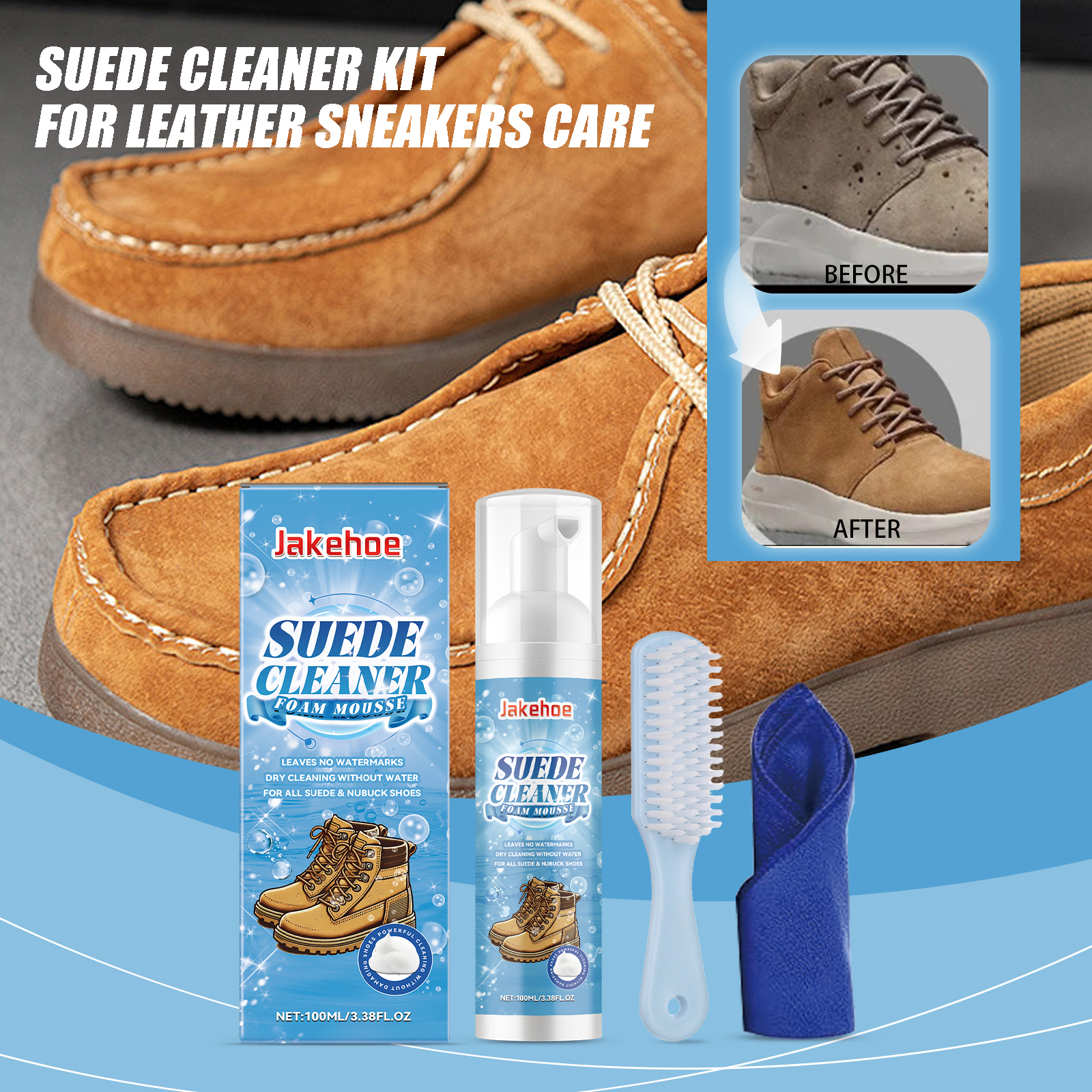 Suede Cleaner Kit Leather Velv - Sneaker Care Clean review and price