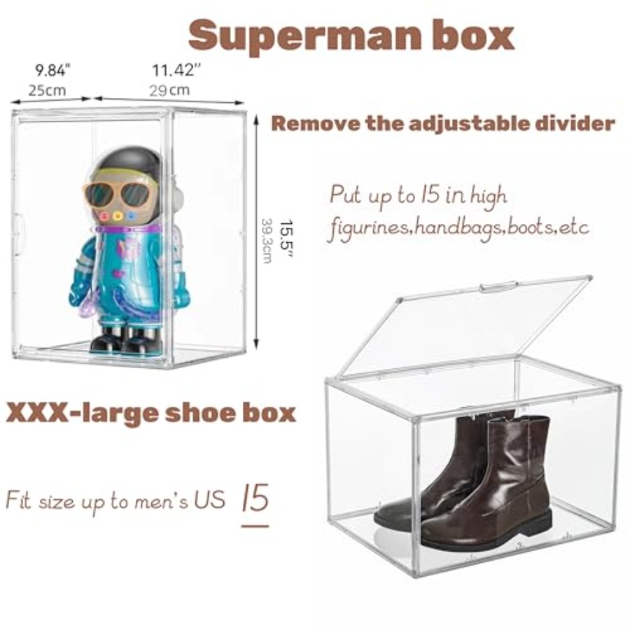 XXX-Large Acrylic Display Case - Shoe Box Display review and price