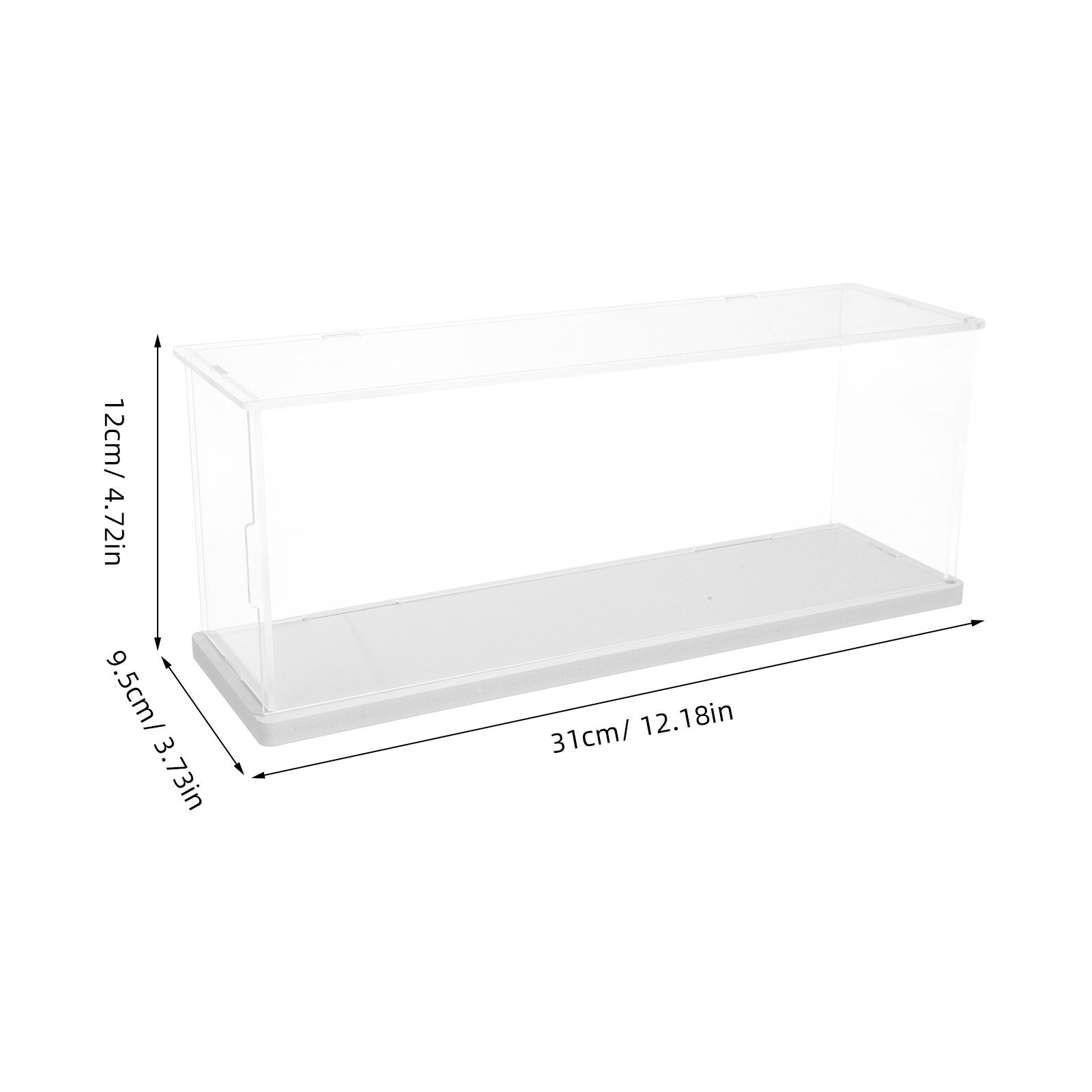 Clear Acrylic Display Case Tra - Shoe Box Display review and price